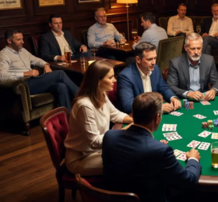 Pokerový večer offline v lounge OFFLINE ZABAVA HUB