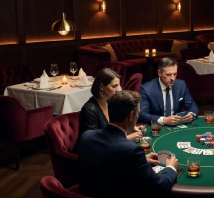 Stylový pokerový večer v lounge prostředí OFFLINE ZABAVA HUB