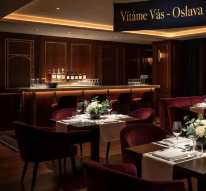 Privátní oslava v moderním lounge prostoru v České republice